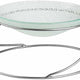 Rosseto - Foglia 11″ Round White Handmade Glass Bowl, Pack of 2 - GLS047W