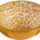 Rosseto - Foglia 3.5" Mini Round Mustard Deep Handmade Glass Bowl, Pack of 12 - GLS056M