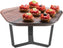 Rosseto - Forme’ Melamine Polygon Walnut Tray with Three Leg 7