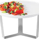 Rosseto - Forme’™ Melamine White Round Tray & 7″ Riser Set - SM279