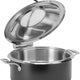 Rosseto - Home Style 4.75 QT Black Chafing Pot with Soft Closing Lid & Food Pan - CP101