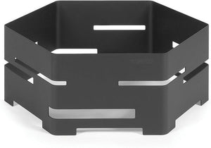 Rosseto - Honeycomb 16″ Medium Black Matte Steel Hexagon Buffet Riser - SM134