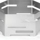 Rosseto - Honeycomb 18″ Large Brushed Stainless Steel Hexagon Buffet Riser - SM118