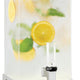 Rosseto - Iris 1 Gal Rectangle Stainless Steel & Acrylic Beverage Dispenser with Stamped Base - LD160