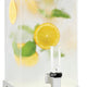 Rosseto - Iris 2 Gal Rectangle Stainless Steel & Acrylic Beverage Dispenser with Stamped Base - LD161