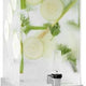 Rosseto - Iris 4 Gal Rectangle Stainless Steel & Acrylic Beverage Dispenser with Stamped Base - LD163