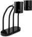 Rosseto - Iris Double Black Matte Heat Lamp with Black Metal - HL020