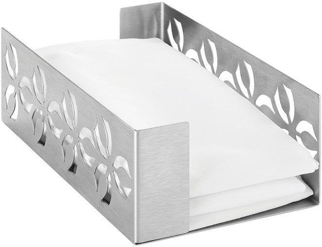 Rosseto - Iris Large Rectangle Stainless Steel Napkin Holder - SM261