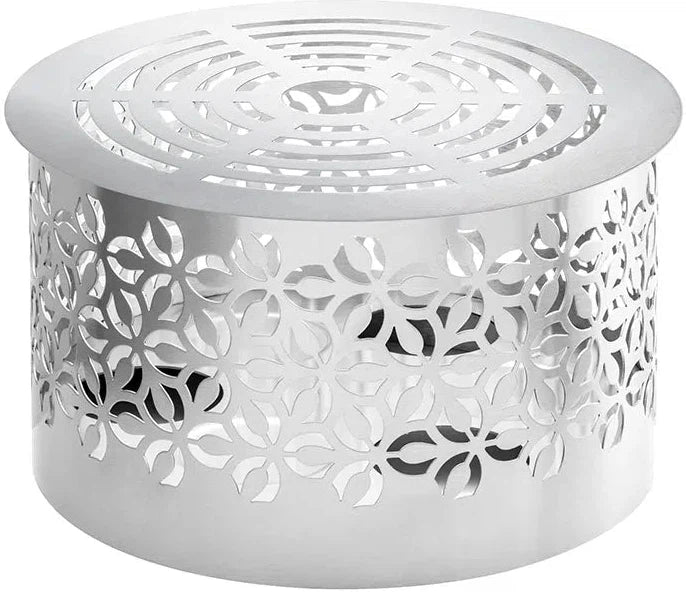 Rosseto - Iris Round Stainless Steel Warmer with Stainless Steel Grill - SM272