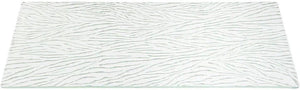 Rosseto - Kalderon Currente White Wide Rectangle Handmade Glass Surface - GLS026Z