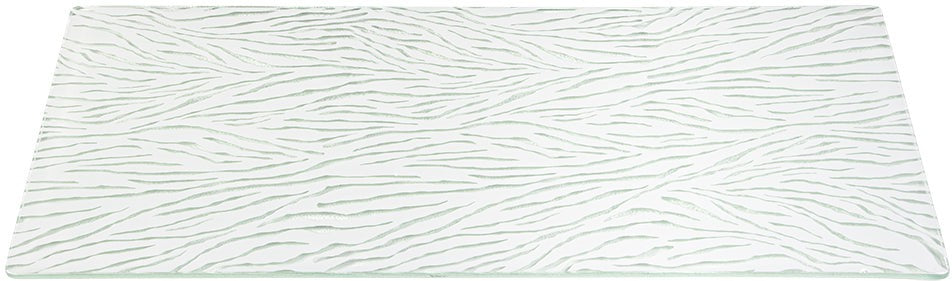 Rosseto - Kalderon Currente White Wide Rectangle Handmade Glass Surface - GLS026Z