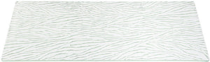 Rosseto - Kalderon Currente White Wide Rectangle Handmade Glass Surface - GLS026Z