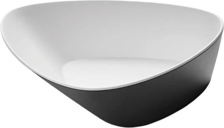 Rosseto - Large Triangle Black & White Melamine Bowl, 1 Set/3 Pcs - MEL010