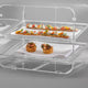 Rosseto - Lucid 18" Acrylic Clear Two-Tier Bakery Display Case - BD145