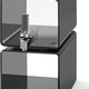 Rosseto - Lucid Cuboid 2 Gal Black Acrylic Cube Beverage Dispenser - LD188