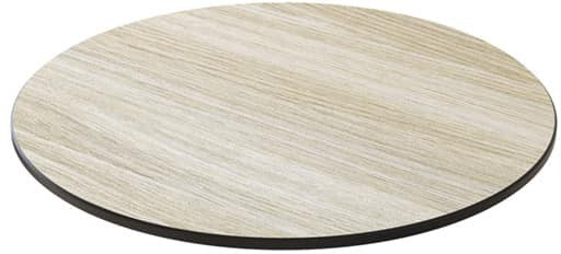 Rosseto - Modulite™ 14" Round Natural Wood Marble HPL Table Top - MT-400NW