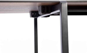 Rosseto - Modulite™ 2 Level Kit Walnut 2 Table Top & Chalkboard Black Display Frame with Legs - MT-2001WB