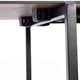 Rosseto - Modulite™ 2 Level Kit Walnut 2 Table Top & Chalkboard Black Display Frame with Legs - MT-2001WB