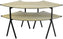 Rosseto - Modulite™ 2 level Kit Natural Wood 2 Qt Round Table Top with Black Legs - MT-2006NWB