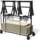 Rosseto - Modulite™ Black Storage Cart - MT-CART