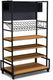 Rosseto - Modulite™ Cart Kit 3 Bamboo Shelves & Wire Shelf with Top Sign - MC-Basic