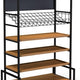 Rosseto - Modulite™ Cart Kit 3 Bamboo Shelves & Wire Shelf with Top Sign - MC-Basic