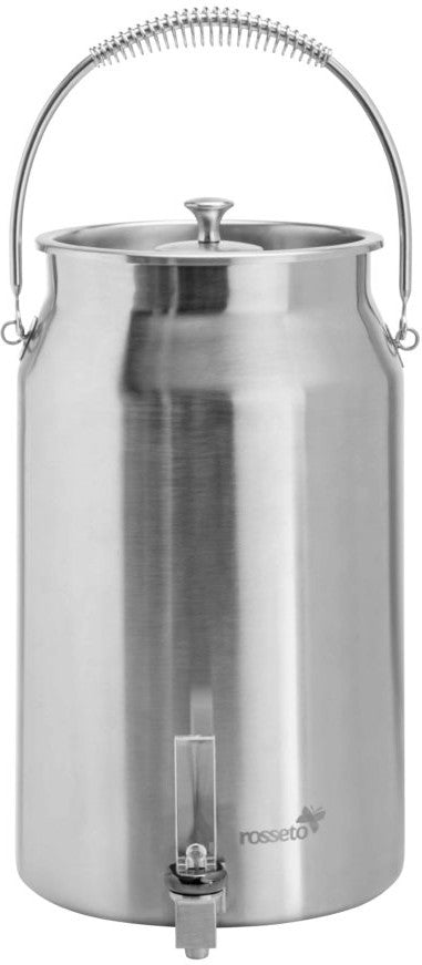 Rosseto - Mosaic 3 Gal Brushed Stainless Steel Milk Urn with Ice Chamber - LD207