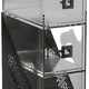 Rosseto - Mosaic Matte Black Acrylic Narrow Three-Tier Bakery Display Case - BD143