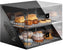 Rosseto - Mosaic Matte Black Acrylic Wide Two-Tier Bakery Display Case - BD144