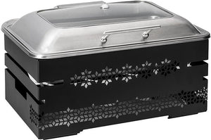 Rosseto - Mosaic™ Multi-Chef™ 10” Black Chafer with Soft Closing Lid - SK066