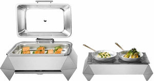 Rosseto - Multi Chef 10" 6 PC Diamond Stainless Steel Frame with Burner, Fuel holder & Grill - SK044