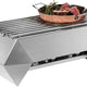 Rosseto - Multi Chef 10" 6 PC Diamond Stainless Steel Frame with Burner, Fuel holder & Grill - SK044