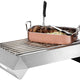 Rosseto - Multi Chef 7" 6 PC Diamond Stainless Steel Frame with Burner and Fuel Holder & Grill - SK045