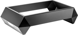 Rosseto - Multi-Chef 7" Diamond Black Warmer with 3 Fuel Holders & Reversible Burner Stand - SM391