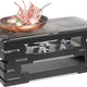 Rosseto - Multi-Chef™ 10" Black Matte Warmer with 3 Fuel Holders & Reversible Burner Stand - SM195