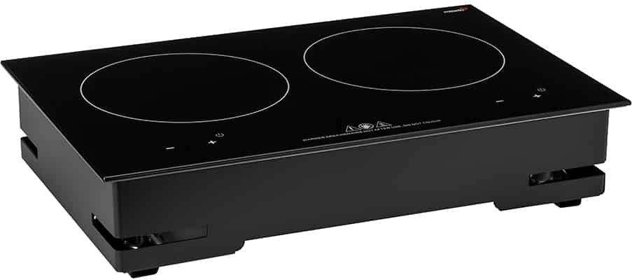 Rosseto - Multi-Chef™ 5" Black Double Induction Kit with Touch-Top Control - SK075