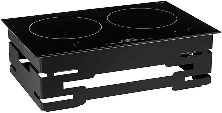 Rosseto - Multi-Chef™ 7″ Black Double Induction Kit with Touch-Top Control - SK070