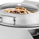 Rosseto - Multi-Chef™ Round Chafer with Soft Closing Lid & 6 L Brushed Finish Water Pan - SM289