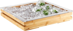 Rosseto - Natura 2 PC Clear Acrylic Insert for Large Bamboo Tray - SA117