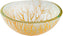 Rosseto - Radici 8″ Round Mustard Handmade Glass Bowl, Pack of 3 - GLS048M