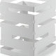 Rosseto - Skycap 8" White Matte Steel Square Multi-Level Riser - SM131