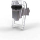 Rosseto - Square 2 Gal Acrylic Beverage Dispenser - LD111