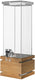 Rosseto - Square 2 Gal Beverage Dispenser with Bamboo Base - LD112