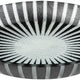 Rosseto - Stelo 14″ Round Black Shallow Handmade Glass Bowl, Pack of 2 - GLS042B