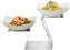 Rosseto - Swan Multi-Level Stainless Steel Riser System & 2 Melamine Bowls - SM282