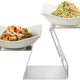 Rosseto - Swan Multi-Level Stainless Steel Riser System & 2 Melamine Bowls - SM282