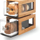 Rosseto - Two-Tier Bamboo Column with Acrylic Bakery Drawers - BD102