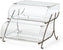 Rosseto - Two-Tier Clear Acrylic Bakery Case with Bronze Wire Frame - BK022