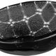 Rosseto - Zenit 4" Mini Round Black Shallow Handmade Glass Bowl, Pack of 12 - GLS053B