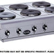 Royal - 12" Stainless Steel 2 Elements Heavy Duty Electric Hot Plate - RHPE-12-2